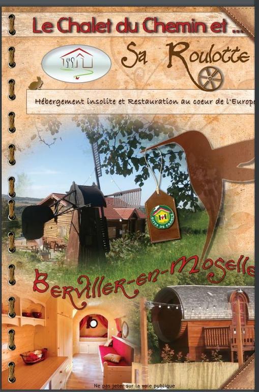 Le Chalet Du Chemin Et Sa Roulotte Berviller-en-Moselle Buitenkant foto